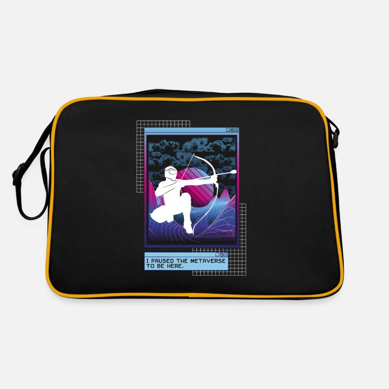 Vaporwave Metaverse Arrowtag Retro Tasche