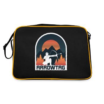 Arrowtag Tir à l’arc - Sac Retro - noir/or - Dos