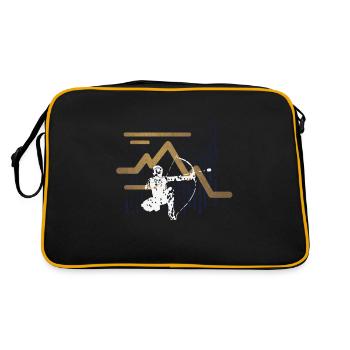 Arrowtag Tir à l’arc - Sac Retro - noir/or - Dos