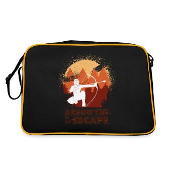 Arrowtag, Tir à l’arc - Sac Retro - noir/or - Dos