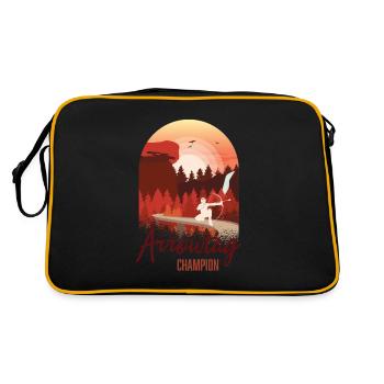 Arrowtag Champion - Sac Retro - noir/or - Dos
