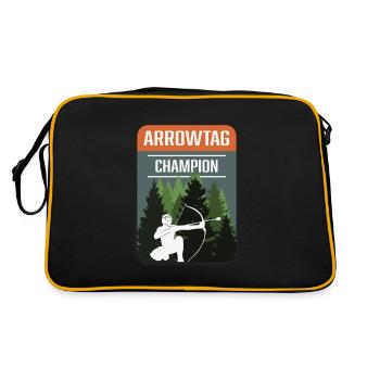 Arrowtag Champion - Sac Retro - noir/or - Dos