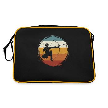 Arrowtag rétro - Sac Retro - noir/or - Dos