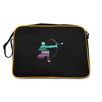 Arrowtag rétro - Sac Retro - noir/or - Dos