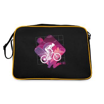 Vaporwave Descente - Sac Retro - noir/or - Dos