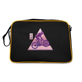 Vaporwave Descente - Sac Retro - noir/or - Dos