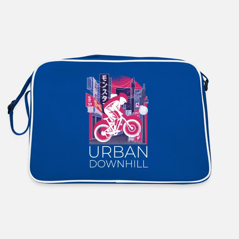 Vaporwave Synthwave Skyline Downhill Retro Tasche