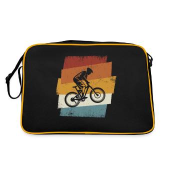 Descente rétro - Sac Retro - noir/or - Dos