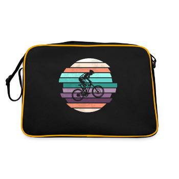 Descente rétro - Sac Retro - noir/or - Dos