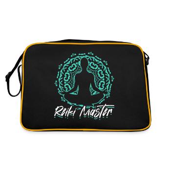 Méditation énergétique du Maître Reiki Spirituel - Sac Retro - noir/or - Dos