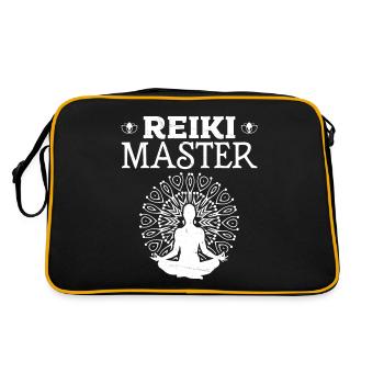 Maître Reiki de Méditation d’Energie Spirituelle - Sac Retro - noir/or - Dos
