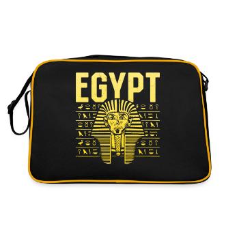 Tutankhamun Egyptian Pharaoh Ancient Egypt - Retro Bag - black/gold - Back