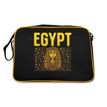 Toutankhamon Dieu égyptien Egypte Pharaon - Sac Retro - noir/or - Dos