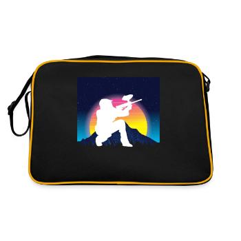 Vaporwave Paintball - Sac Retro - noir/or - Dos