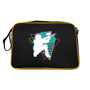 Vaporwave Paintball - Sac Retro - noir/or - Dos