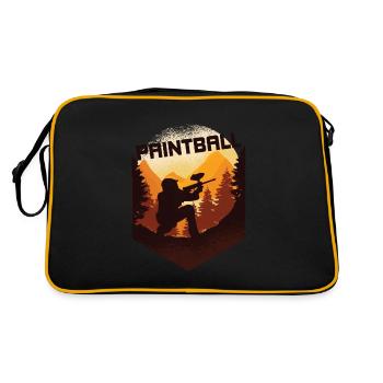 Joueur de Paintball Paintball - Sac Retro - noir/or - Dos