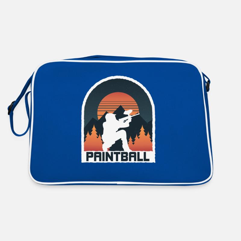 Paintball Paintball Player Retro Bag