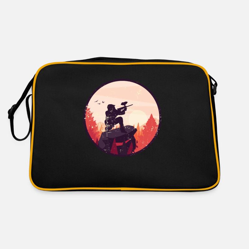 Paintball Paintball Player Retro Bag