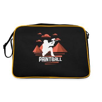 Joueur de Paintball Paintball - Sac Retro - noir/or - Dos