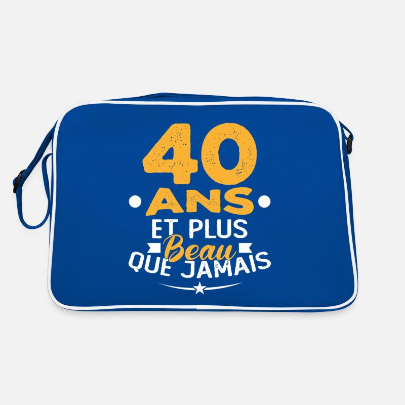 40 Ans et plus beau que jamais Sac Retro
