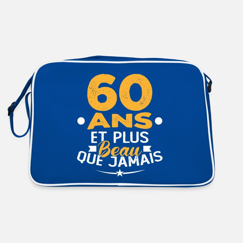 60 Ans et plus beau que jamais Sac Retro