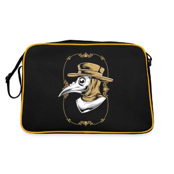 Occult medieval plague doctor - Retro Bag - black/gold - Back
