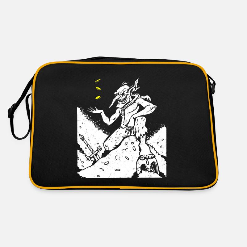 Mittelalterliche Kobold Kreatur Retro Tasche