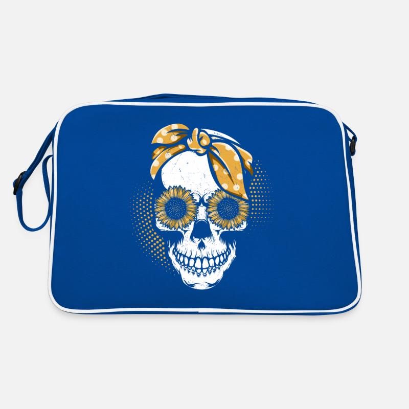 Crâne Tournesol Mère jardinage Mère Sac Retro