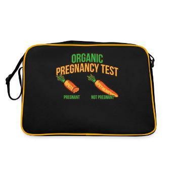 Grossesse Baby Shower Carottes rares Carottes Carottes - Sac Retro - noir/or - Dos