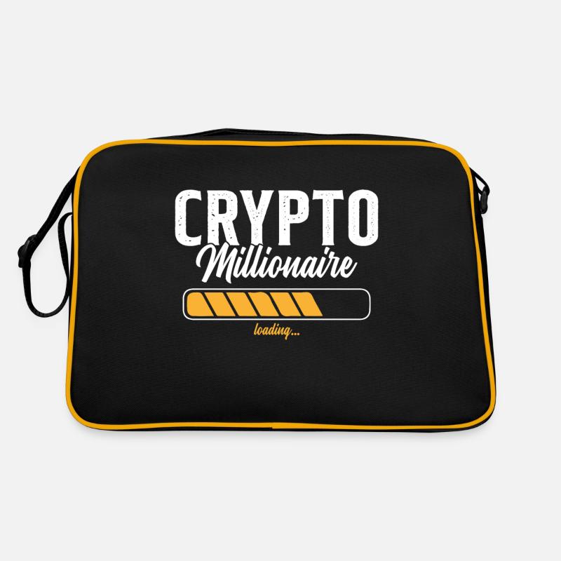 Crypto Millionaire Humour Cadeau Sac Retro