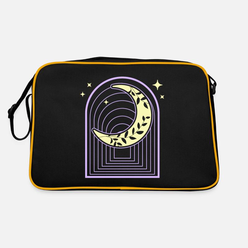 Croissant Pastel Goth Moon Sorcière Sac Retro