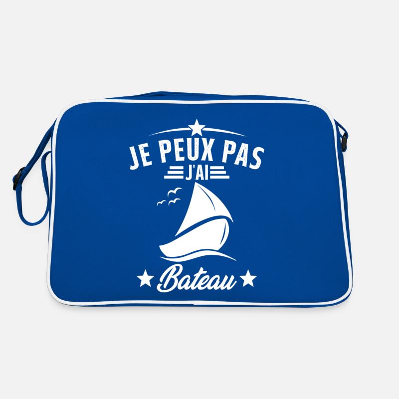 I can't I have Boat Humor Gift Retro Bag