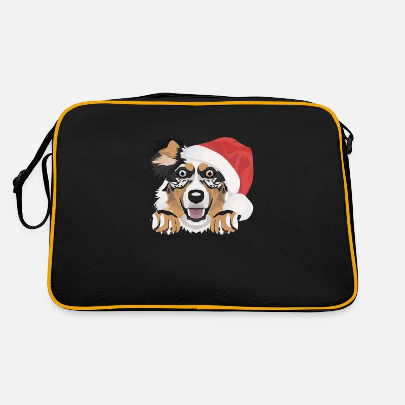 Berger australien Joyeux Noël Sac Retro