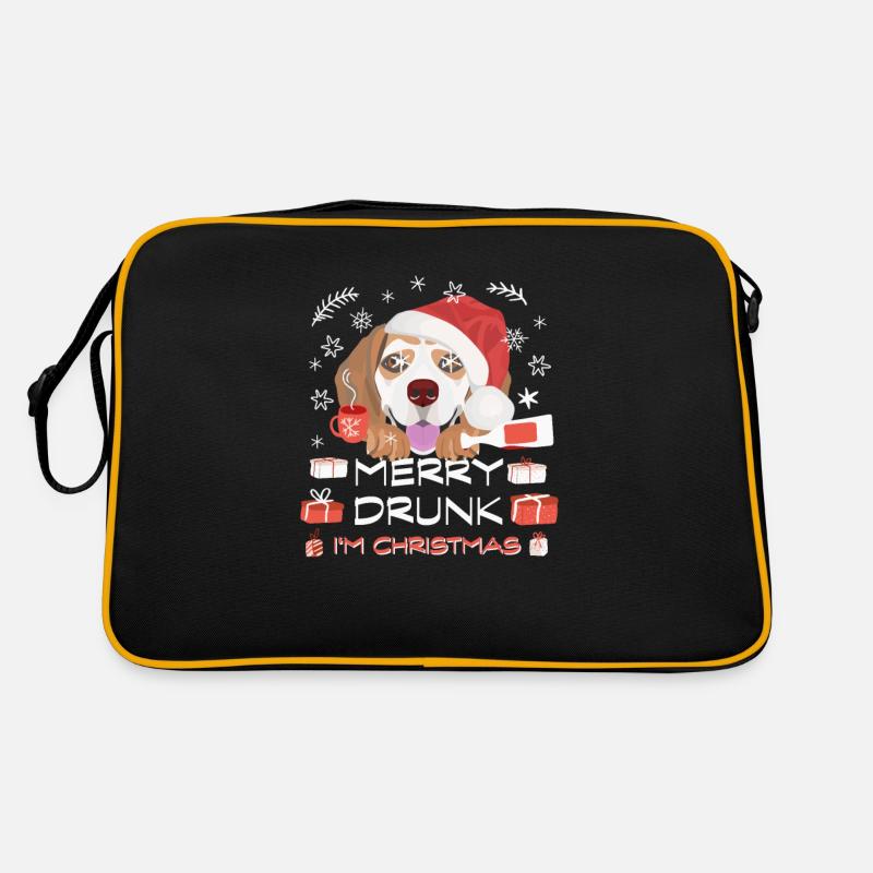Marché de Noël de Beagle Sac Retro