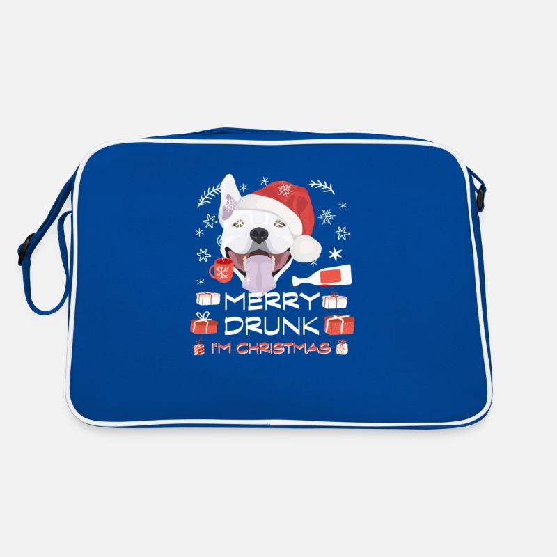 Marché de Noël Bull Terrier Sac Retro