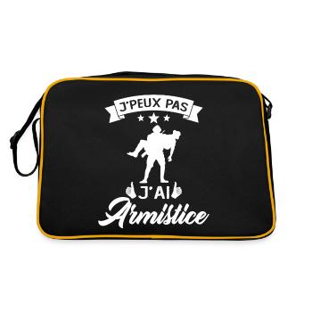Je Peux Pas J'ai Armistice Soldier Cadeau - Sac Retro - noir/or - Dos