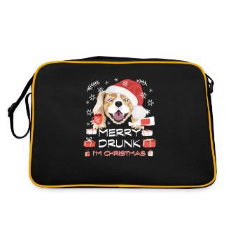 Marché de Noël King Charles Spaniel - Sac Retro - noir/or - Dos