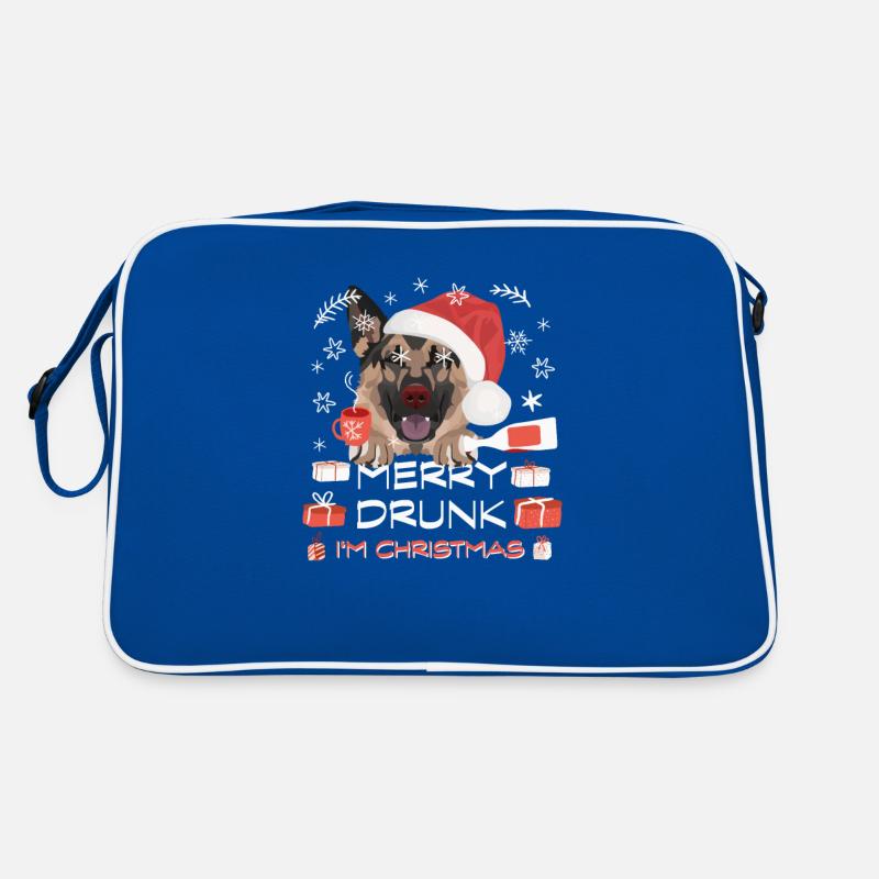 Marché de Noël du berger allemand Sac Retro