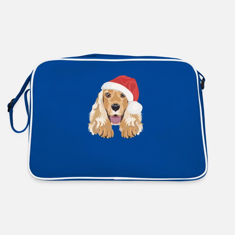 Deutsch Cocker Spaniel Joyeux Noël Sac Retro