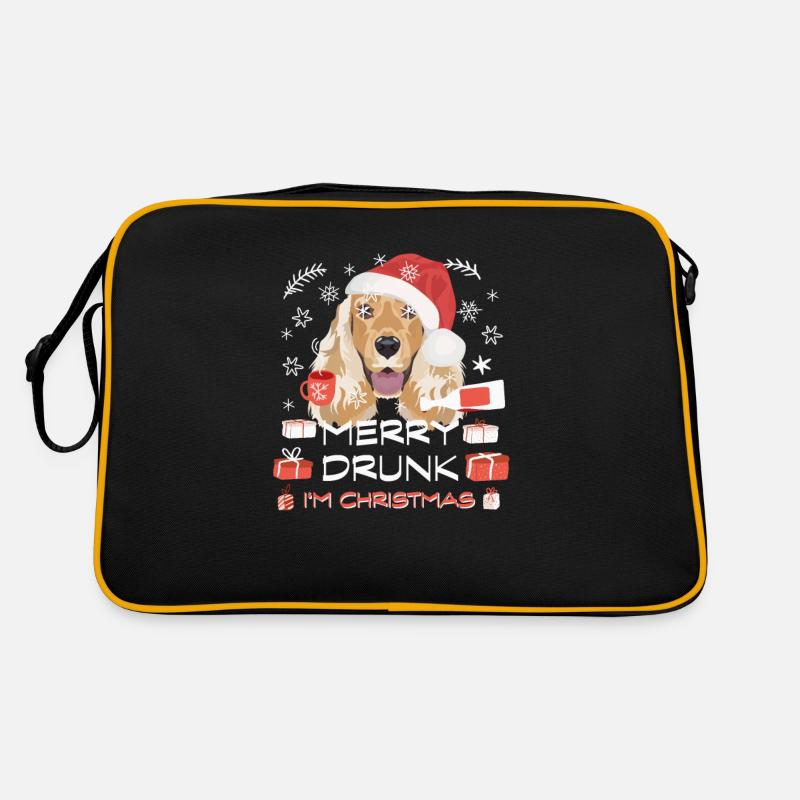 Marché de Noël Deutsch Cocker Spaniel Sac Retro