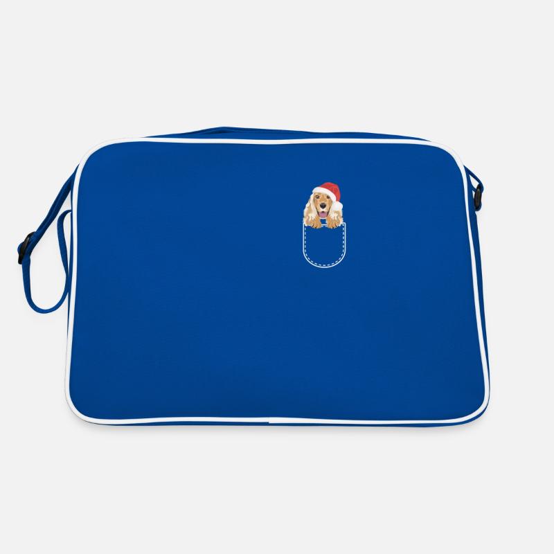 Deutsch Cocker Spaniel Joyeux Noël Sac Retro