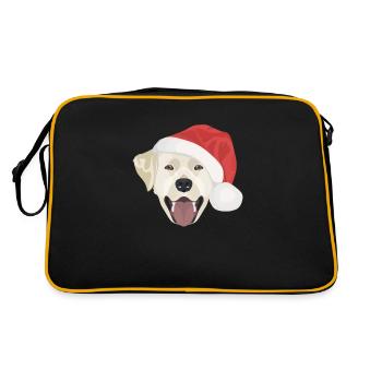 Joyeux Noël Labrador - Sac Retro - noir/or - Dos