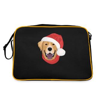 Joyeux Noël Labrador - Sac Retro - noir/or - Dos