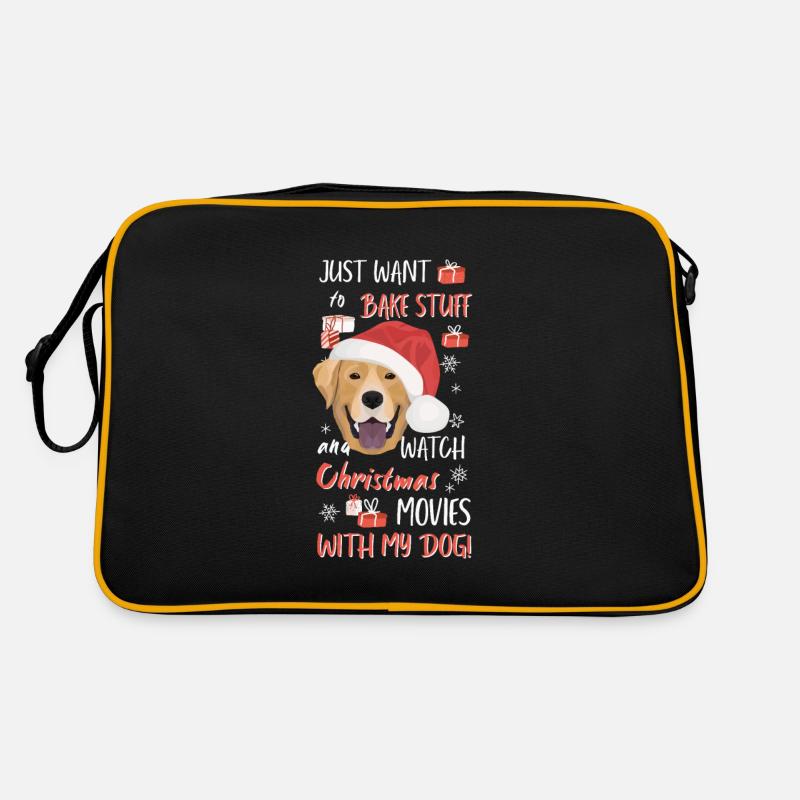 Joyeux Noël Labrador Sac Retro