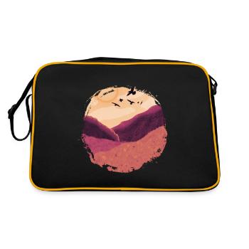 Countryside views by HOB Products - Retro Bag - black/gold - Back