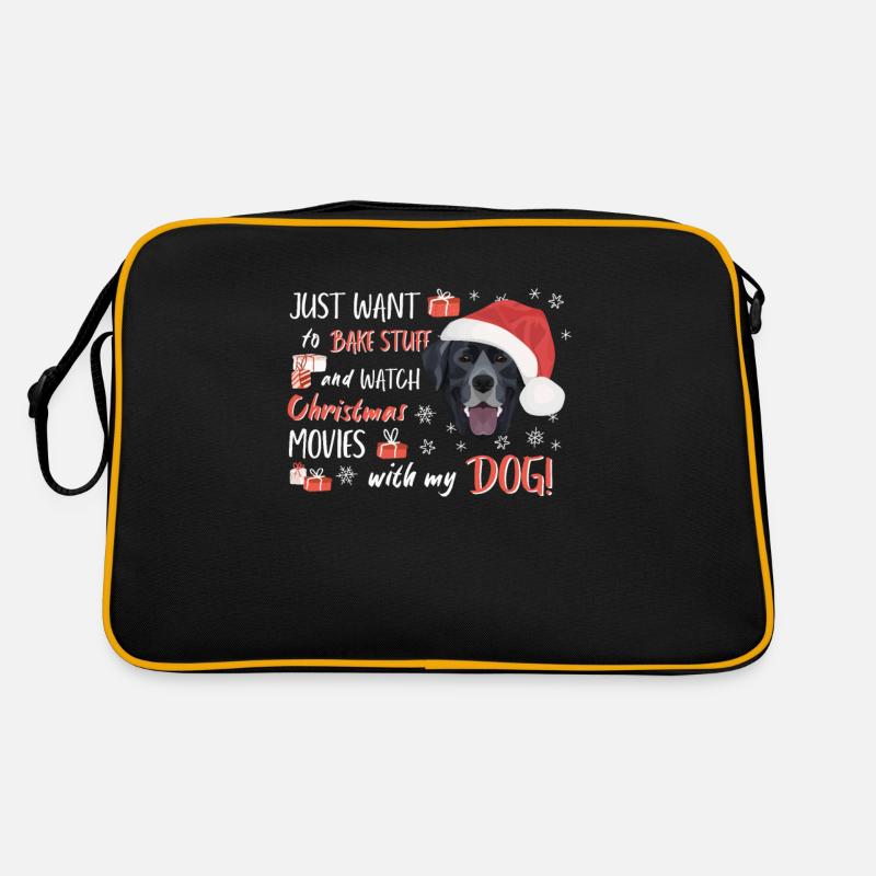 Joyeux Noël Labrador Sac Retro