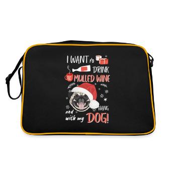 Carlin Vin chaud Noël - Sac Retro - noir/or - Dos