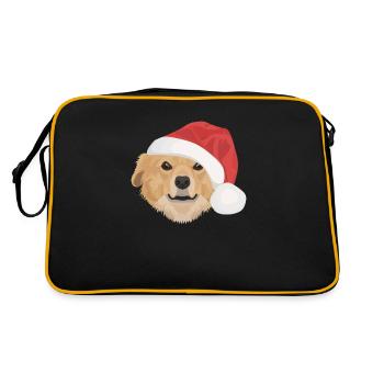Nova Scotia Retriever Merry Christmas - Retro Bag - black/gold - Back