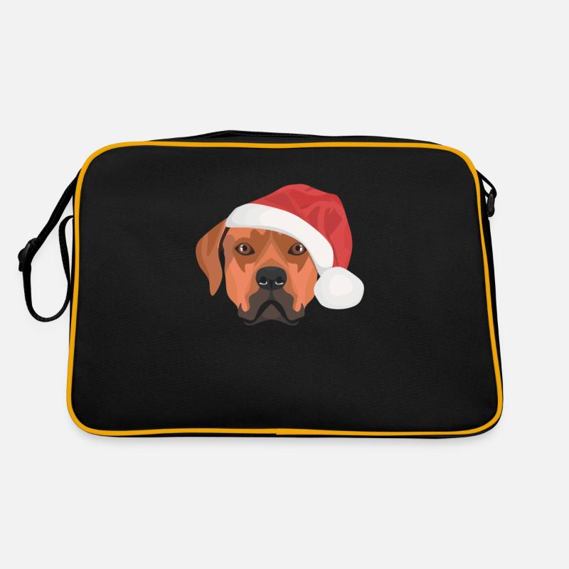 Rhodesian Ridgeback Joyeux Noël Sac Retro
