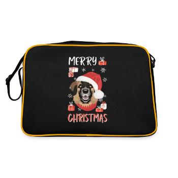 Joyeux Noël Leonberg - Sac Retro - noir/or - Dos
